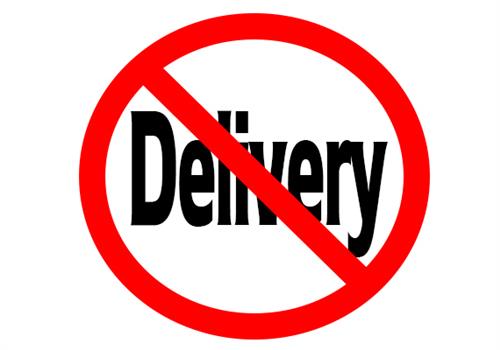 No Food Delivery